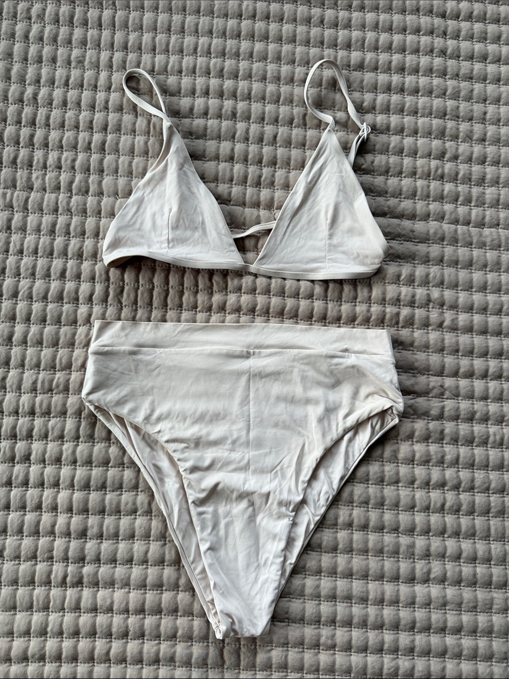 Toast Swim Signature Triangle Top + High Waist Bottom